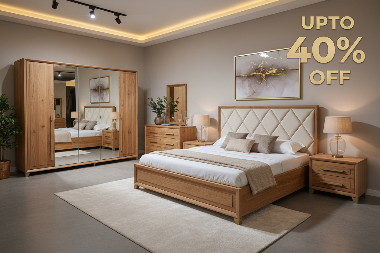 Custom Bedroom Set Upto40% Off