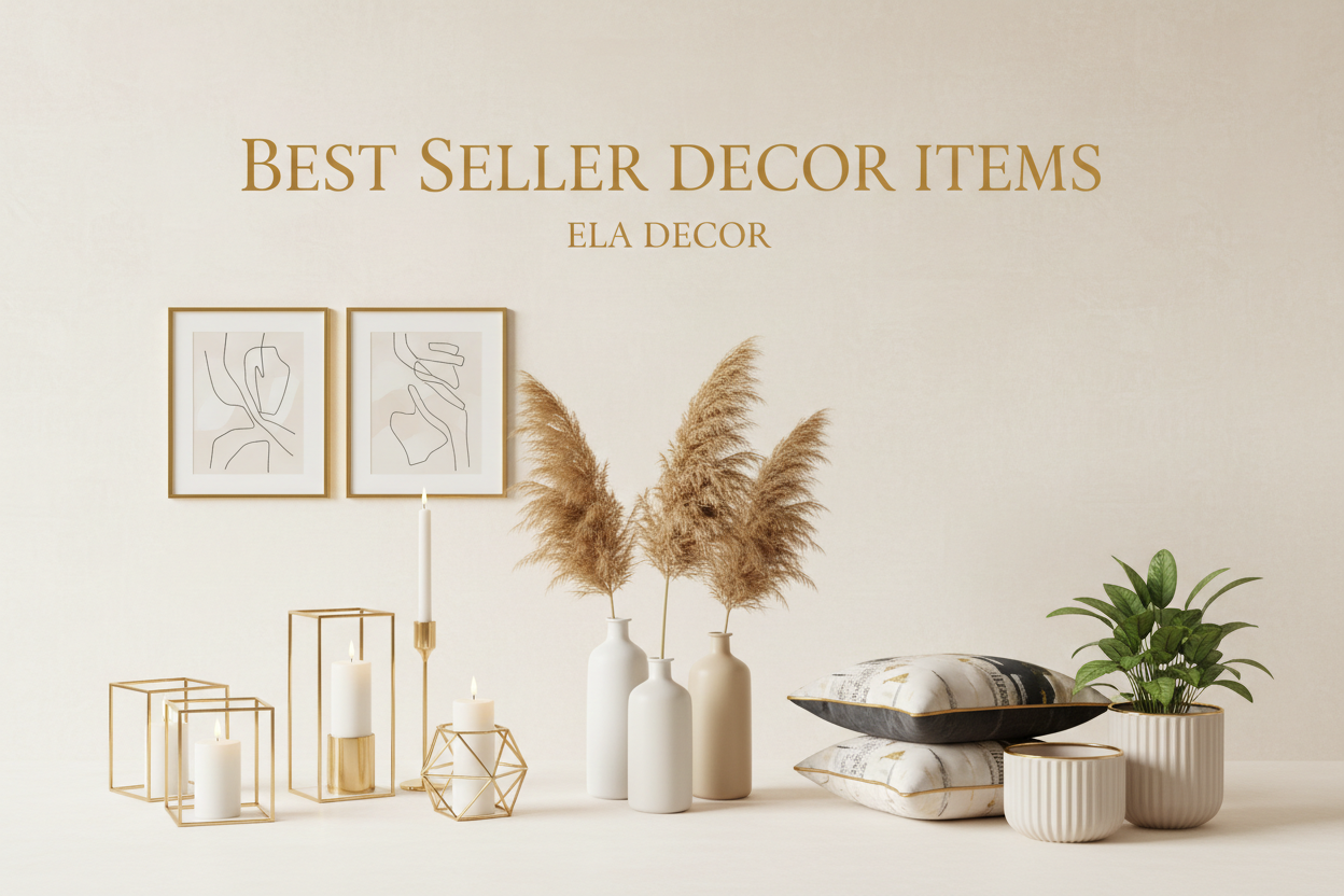Eladecor Best seller Decor items Banner Needed