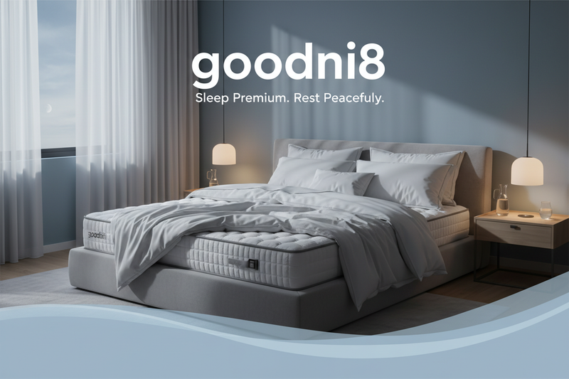 goodni8 a matress brand banner